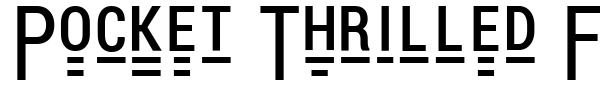 Pocket Thrilled FP font preview